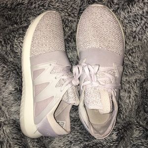 Ice purple adidas tubular viral sneakers
